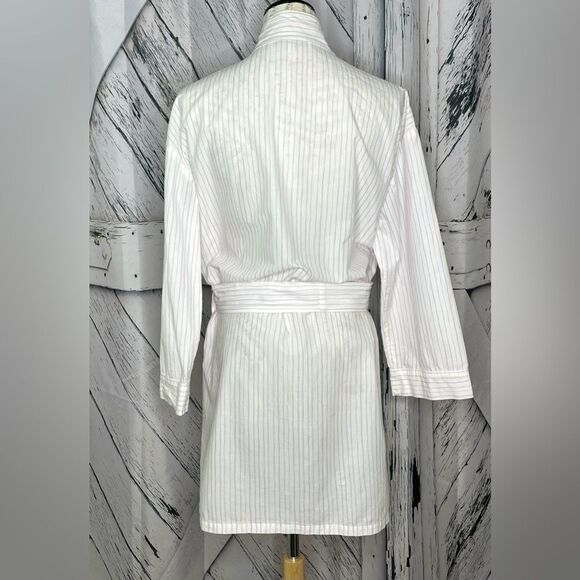 Pour Les Femmes Cotton Pinstripe Mini Robe S - Picture 3 of 6